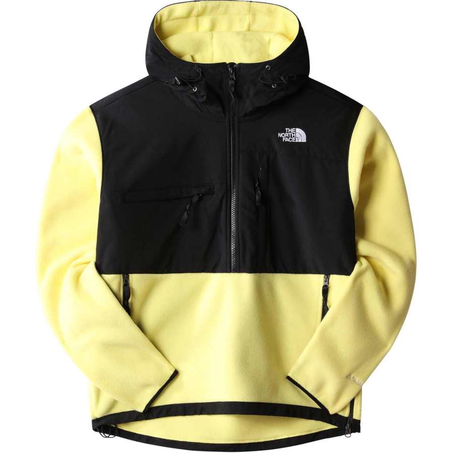 THE NORTH FACE Fleece Tops Men's Yellow Black Hooded Moderate Other