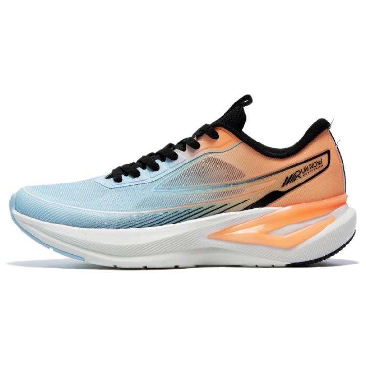 QIAODAN Light Speed 5.0 Low top City Commuting Running Shoes Men's Blue Orange
