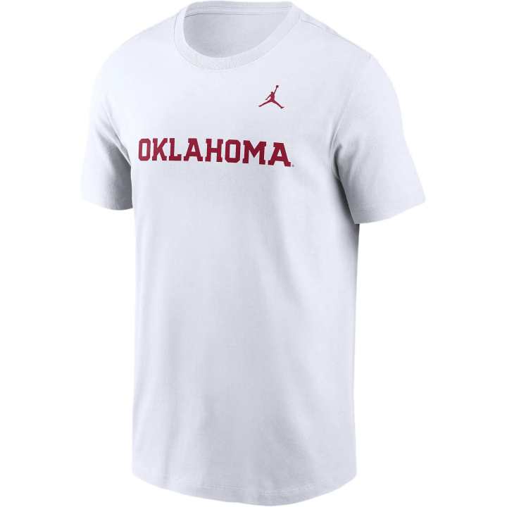Jordan JORDAN Oklahoma Sooners Primetime Wordmark Men's JORDAN College T-Shirt