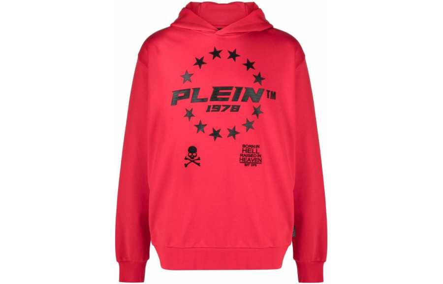 PHILIPP PLEIN logo-print pullover hoodie