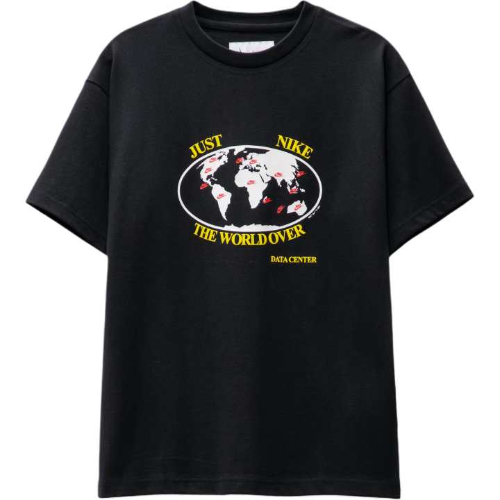 Nike Nike T Shirts Unisex Black Crew Neck Moderate Straight Fit