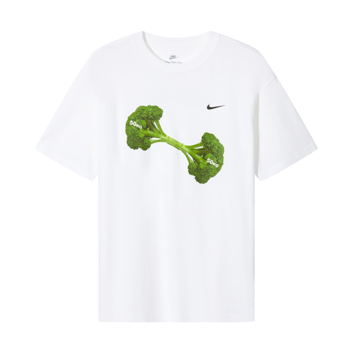 Nike Nike T Shirts Unisex White Crew Neck Moderate Straight Fit