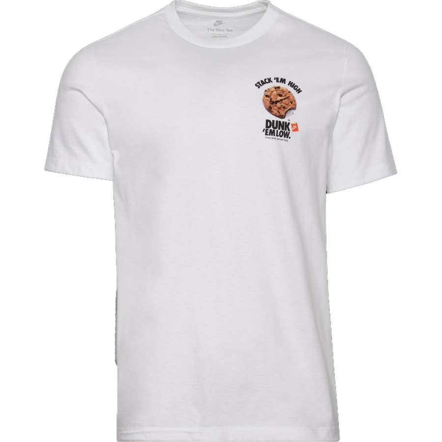 Nike Nike T Shirts Men's White Crew Neck Moderate Straight Fit