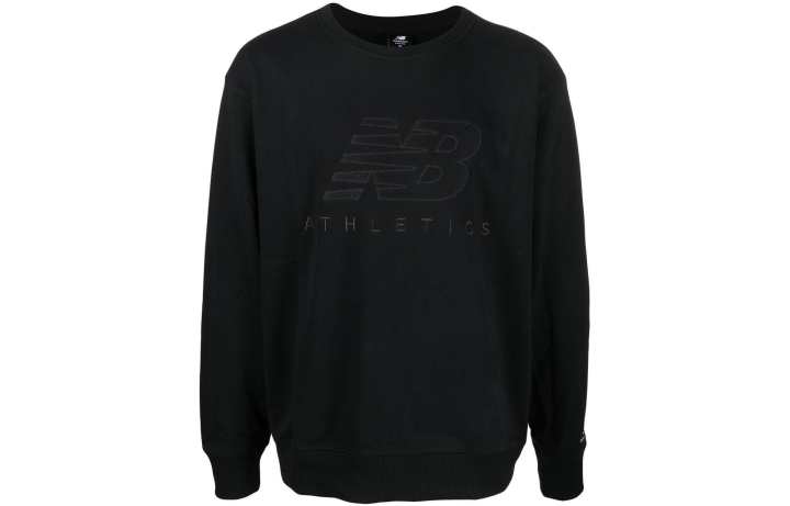 New Balance New Balance Sweatshirts Men's Black Crew Neck Moderate Regular