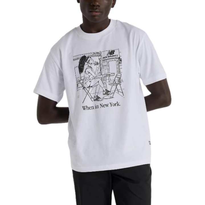 New Balance New Balance Coco Gauff New York Slice T Shirt Men's White