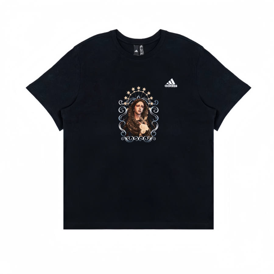 Adidas Adidas T Shirts Unisex Black Crew Neck Moderate Straight Fit