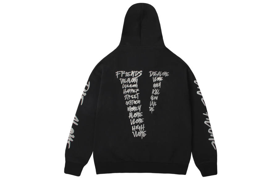 VLONE Loose Fit Zip Closure Hoodie Unisex