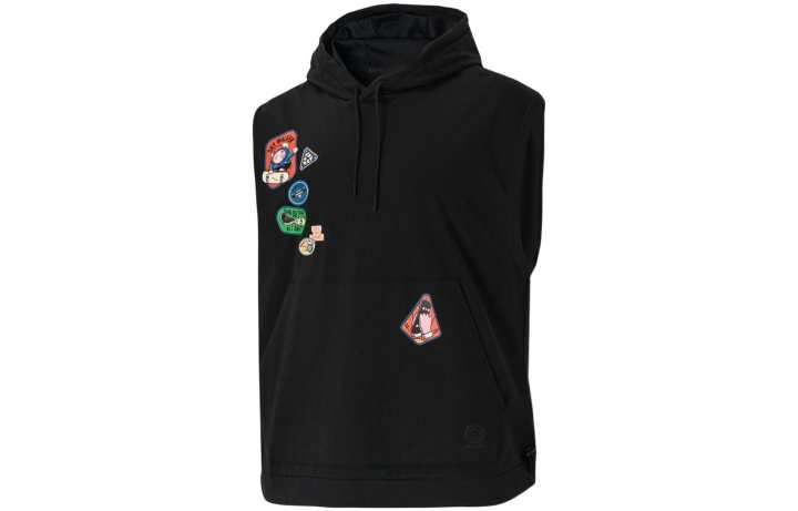 Adidas Adidas Sweatshirts Men's Black Hooded Moderate Regular