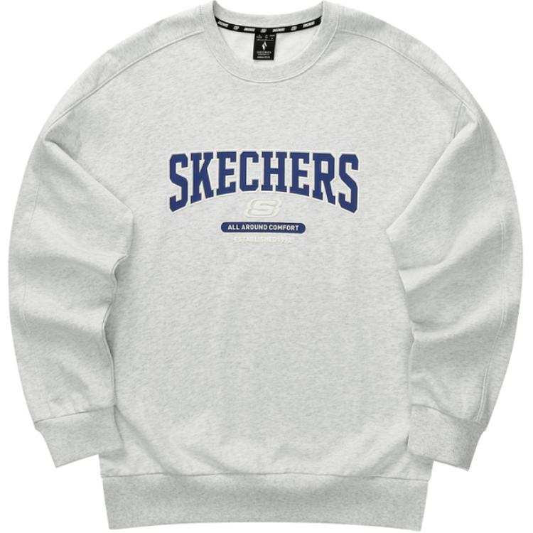 Skechers Sportlife Sweatshirt Unisex Light Heather Gray