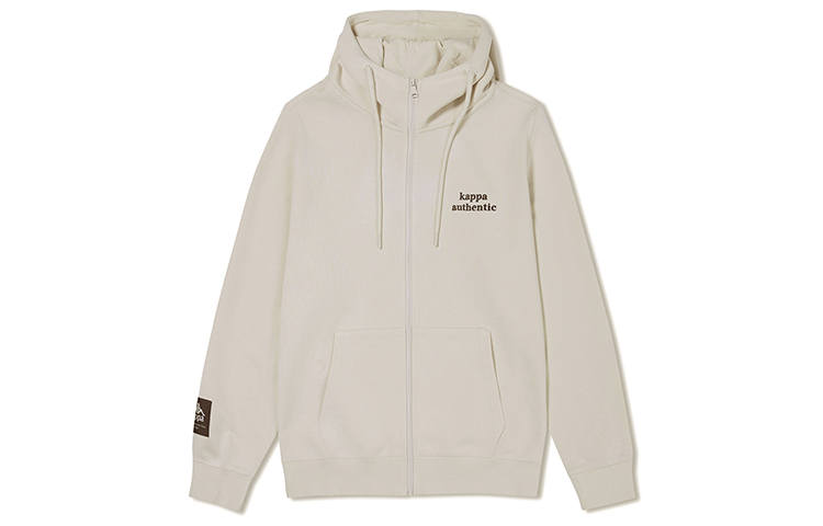 Kappa Sweatshirts Men's Malt Beige Brown 6337 Hooded Moderate Regular