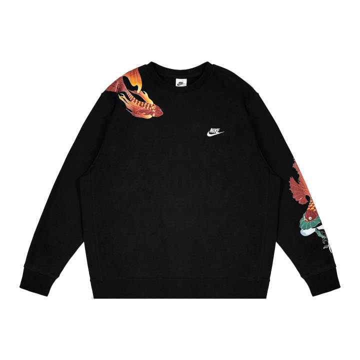 Nike Nike Sweatshirts Unisex Black Crew Neck Moderate Regular