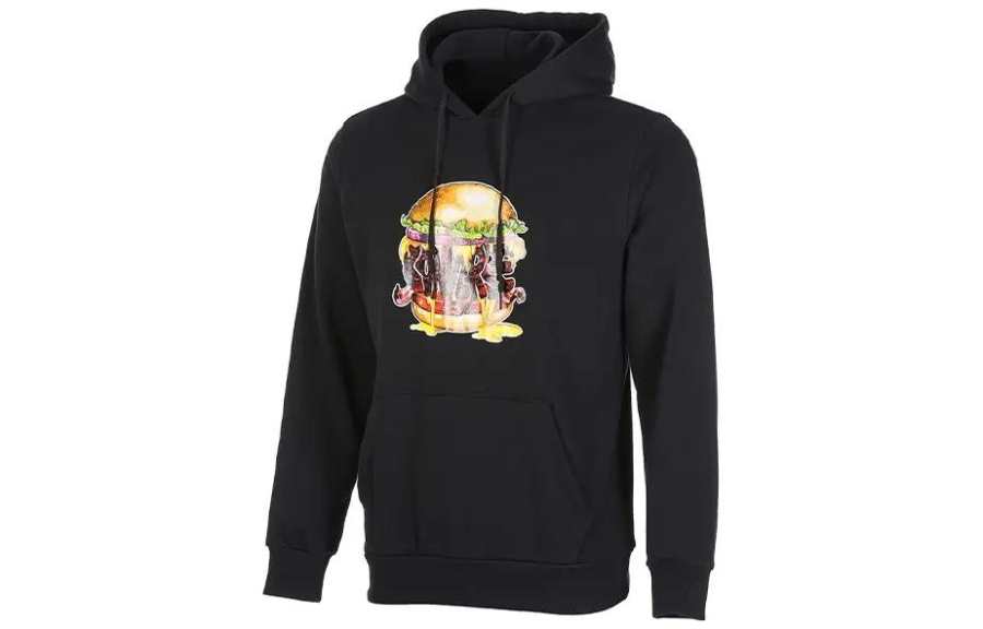 Converse Converse Sweatshirts Men's Black Hooded Moderate Other