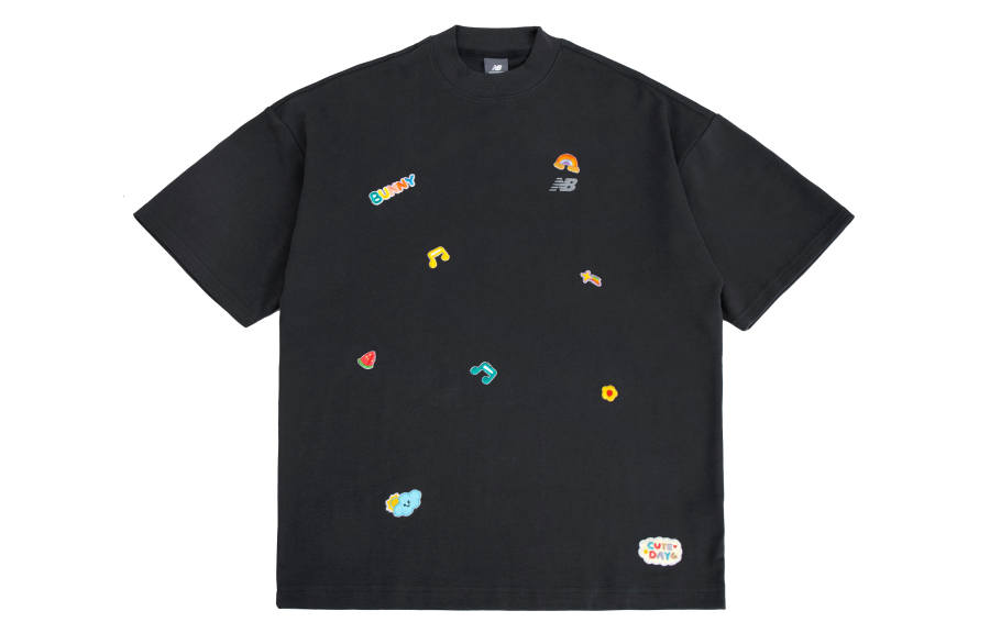 New Balance New Balance T Shirt Unisex Charcoal Black