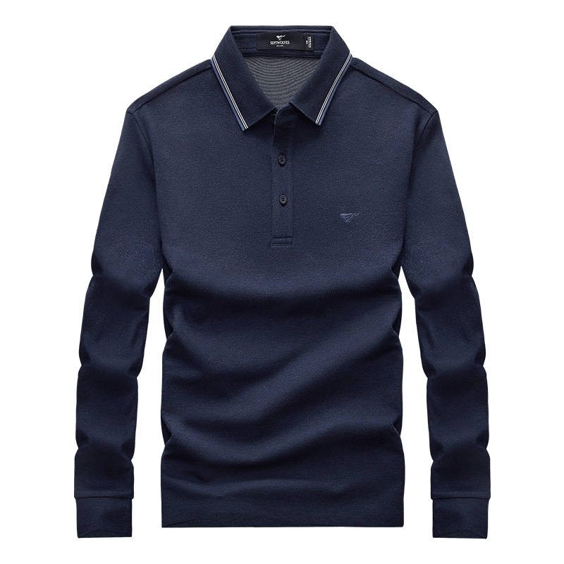 SEPTWOLVES Polo Shirts Men's Polo Collar Moderate Straight Fit