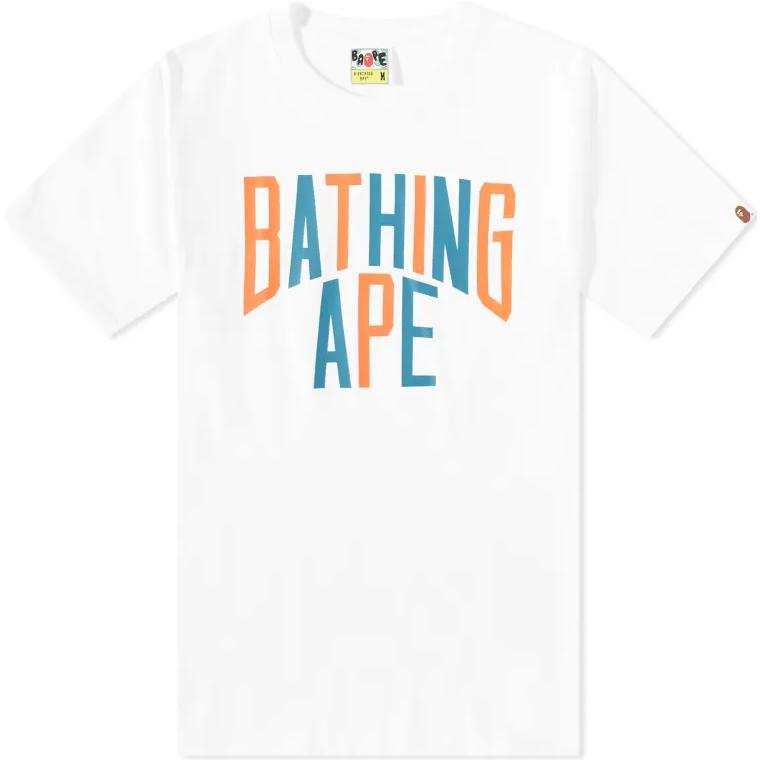 A BATHING APE T Shirts Men's Crew Neck Moderate Straight Fit