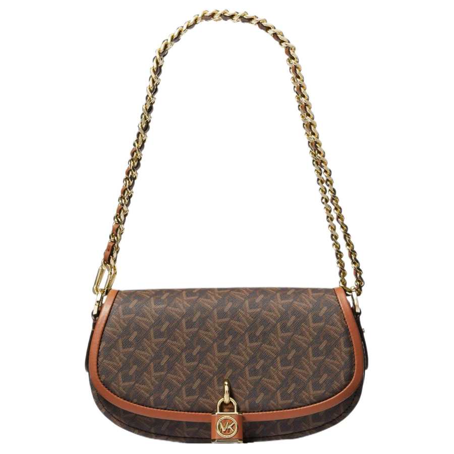 MICHAEL KORS Mila Artificial Leather With Split Cow Leather Shoulder Bag, Crossbody Bag Small Women's