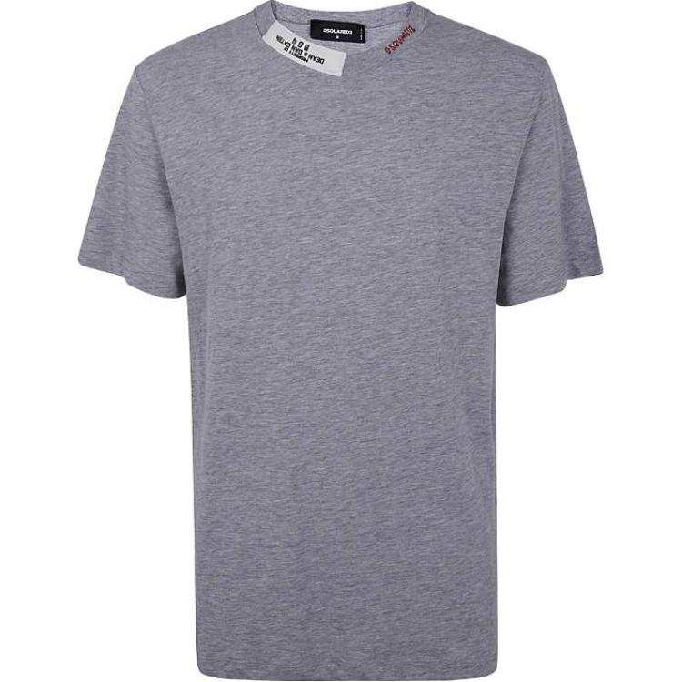 DSQUARED 2 DSQUARED 2 Logo Embroidered Crewneck T Shirt