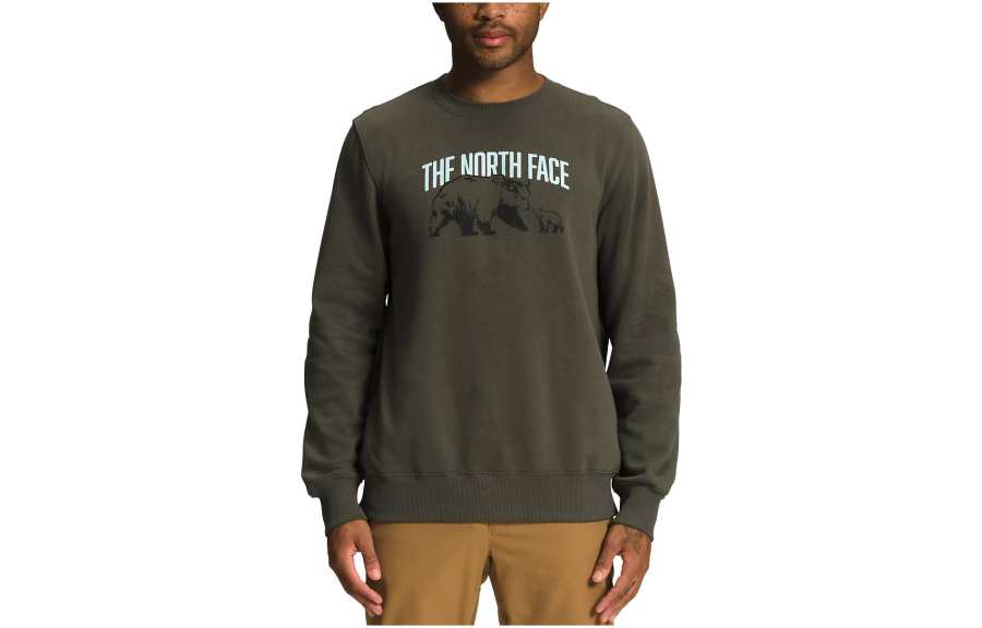 THE NORTH FACE Sweatshirts Men's Dark Color Crew Neck Moderate