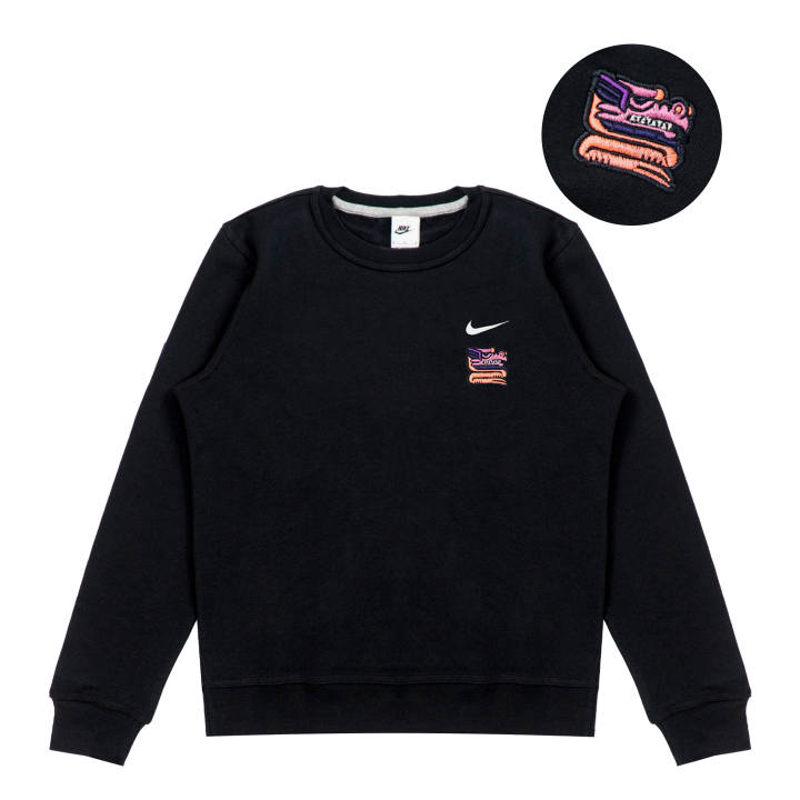 Nike Nike Sweatshirts Unisex Black Crew Neck Thickened Regular