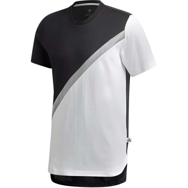 Adidas Adidas Block T Shirt Men's White/Black