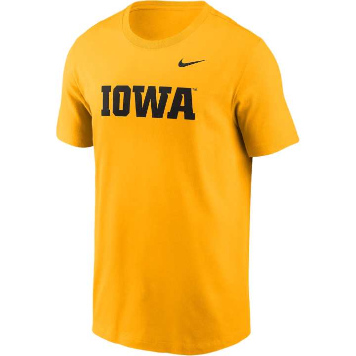 Nike Nike Iowa Hawkeyes Primetime Wordmark Men's Nike College T-Shirt