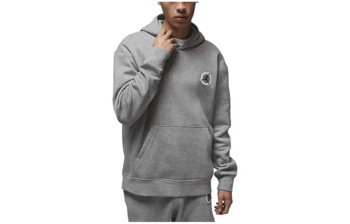 Jordan Jordan Sweatshirts Men's Gray Hooded Moderate Regular