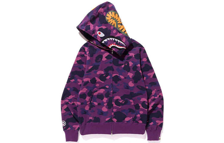 A BATHING APE Bape Color Camo Shark Full Zip Hoodie SS23