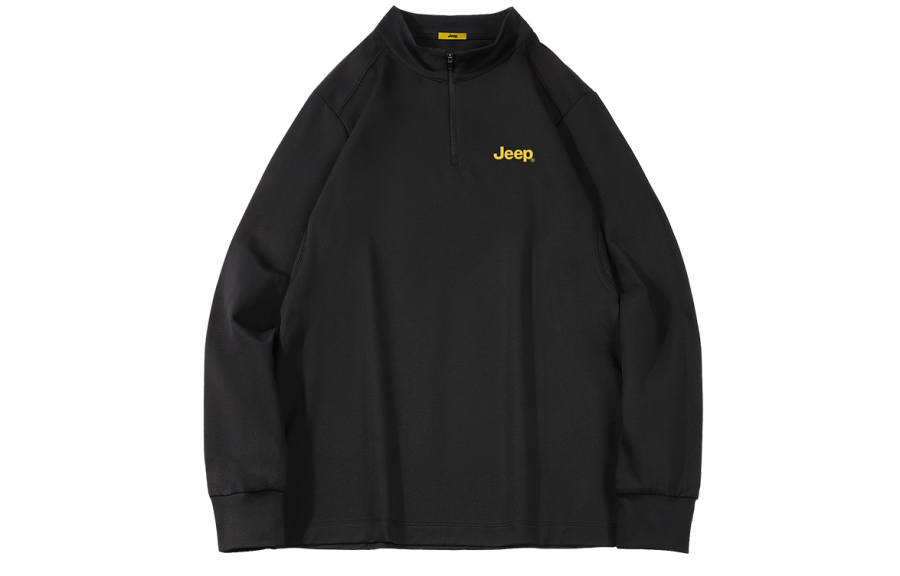 Jeep T Shirts Unisex Stand Collar Moderate Straight Fit