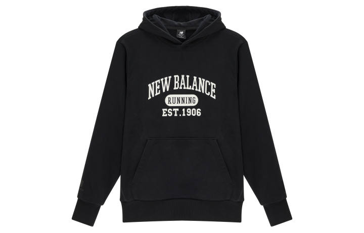 New Balance New Balance Sweatshirts Unisex Black Hooded Moderate Regular