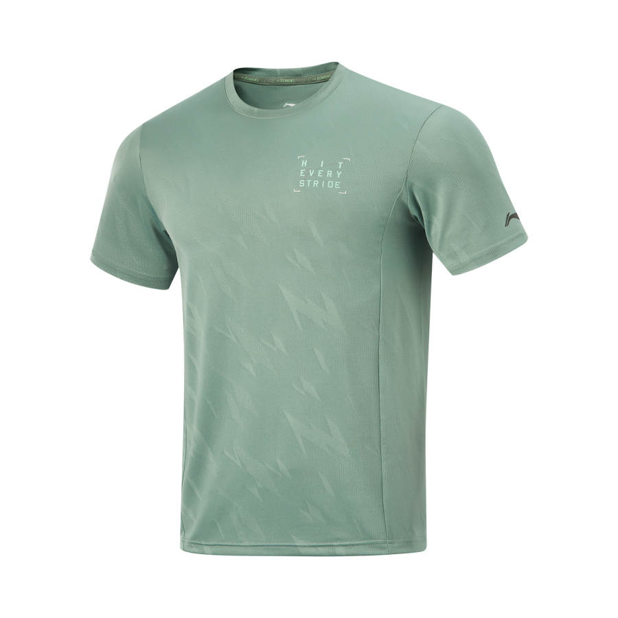 Li-Ning Li Ning Running Collection T Shirt Men's Lake Green