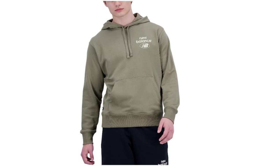 New Balance New Balance Essentials Reimagined French Terry Hoodie Sweatshirt Men's Green