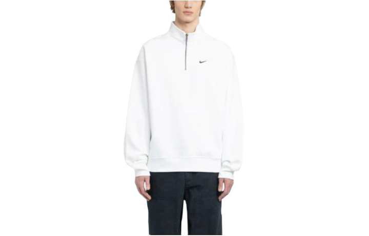 Nike Nike Sweatshirts Men's White Stand Collar Moderate Other