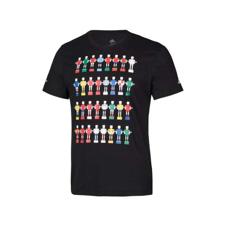 Adidas Adidas T Shirts Men's Black Crew Neck Moderate