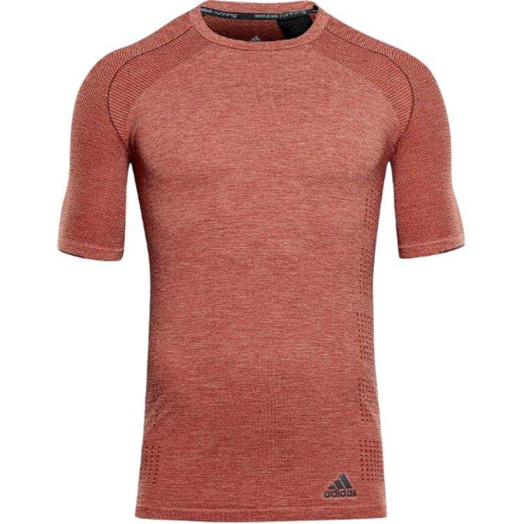 Adidas Adidas Adizero PrimeKnit T Shirt Men's Brick Red