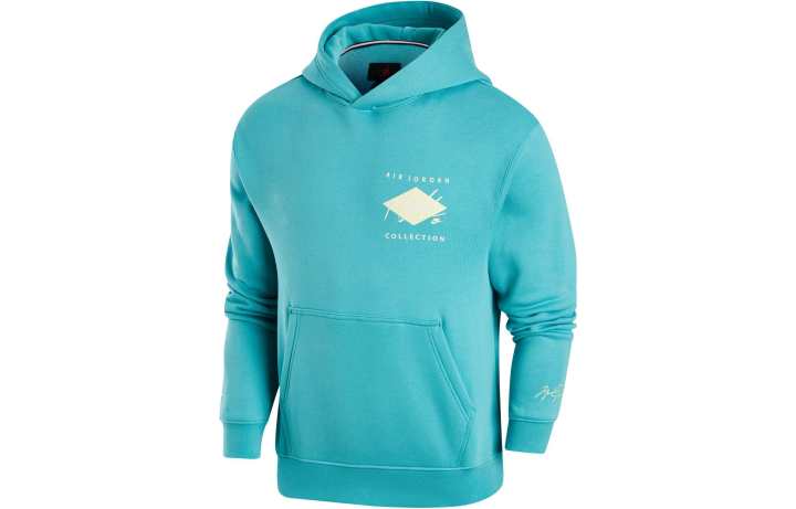 Jordan Jordan Sweatshirts Men's Duck Turquoise Hooded Moderate Regular