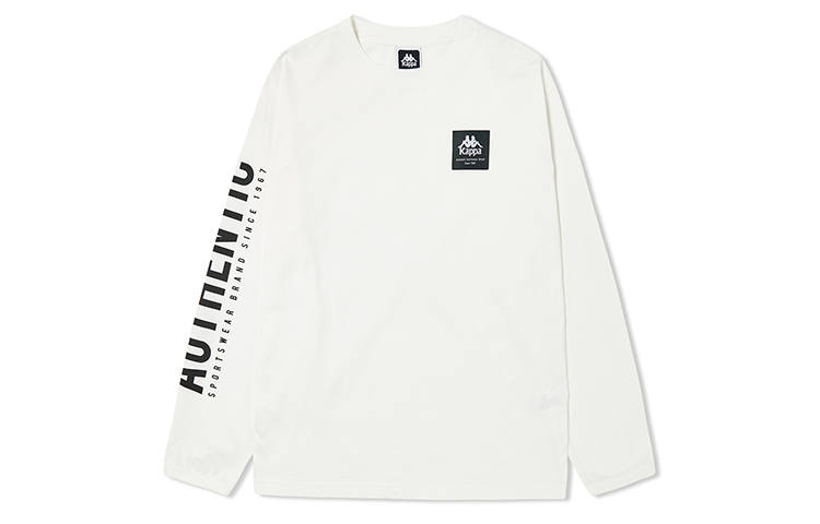 Kappa Sweatshirts Men's Korean White 012 Crew Neck Moderate Regular