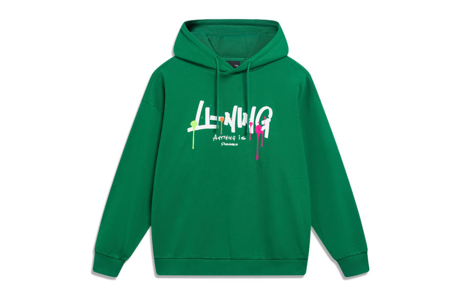Li-Ning Li Ning Sports Fashion Collection Sweatshirt Unisex Cool Pine Green