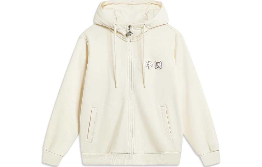 Li-Ning Li Ning Sports Life Collection Sweatshirt Men's Ecru