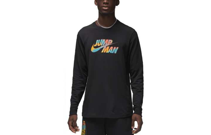 Jordan Jordan Sweatshirts Men's Black Crew Neck Moderate Regular