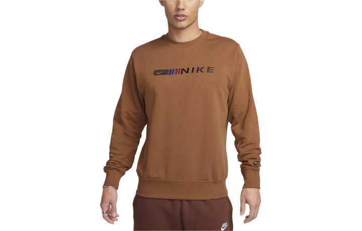 Nike Nike Sweatshirts Men's Umber Crew Neck Moderate Regular