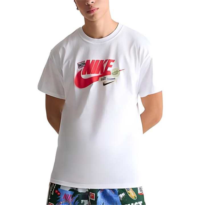 Nike Nike T Shirts Men's White Crew Neck Moderate