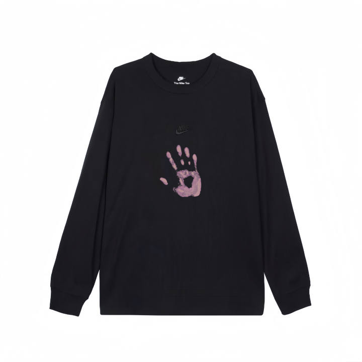 Nike Nike T Shirts Unisex Black Crew Neck Straight Fit