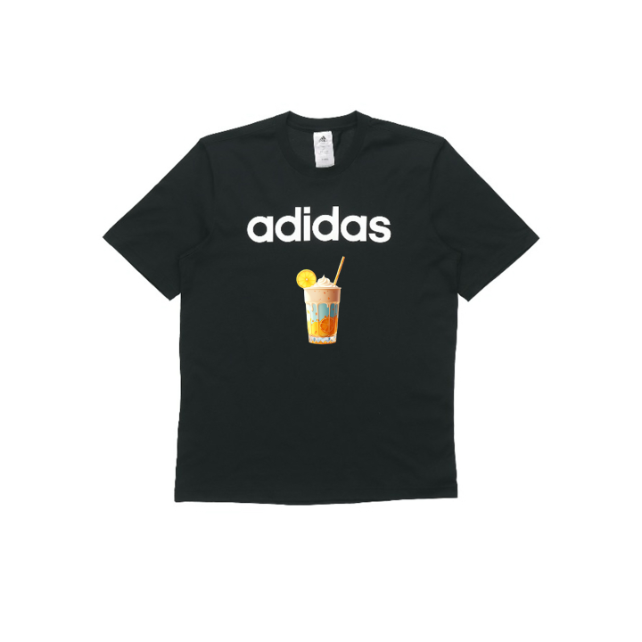 Adidas Adidas T Shirts Unisex Black Crew Neck Moderate Straight Fit