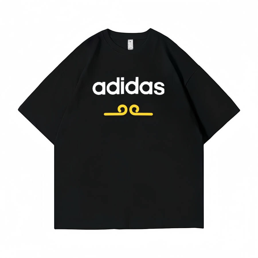 Adidas Adidas T Shirts Unisex Black Crew Neck Moderate Straight Fit