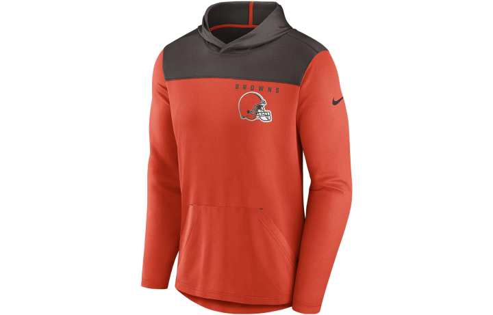 Nike Nike Sweatshirts Men's Orange Hooded Moderate Regular