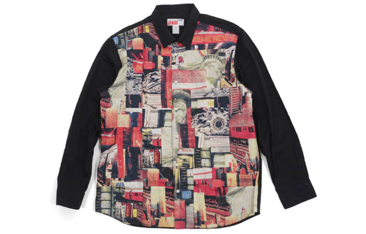 Supreme Supreme Comme Des Garcons Shirt Patchwork Button Up Shirt