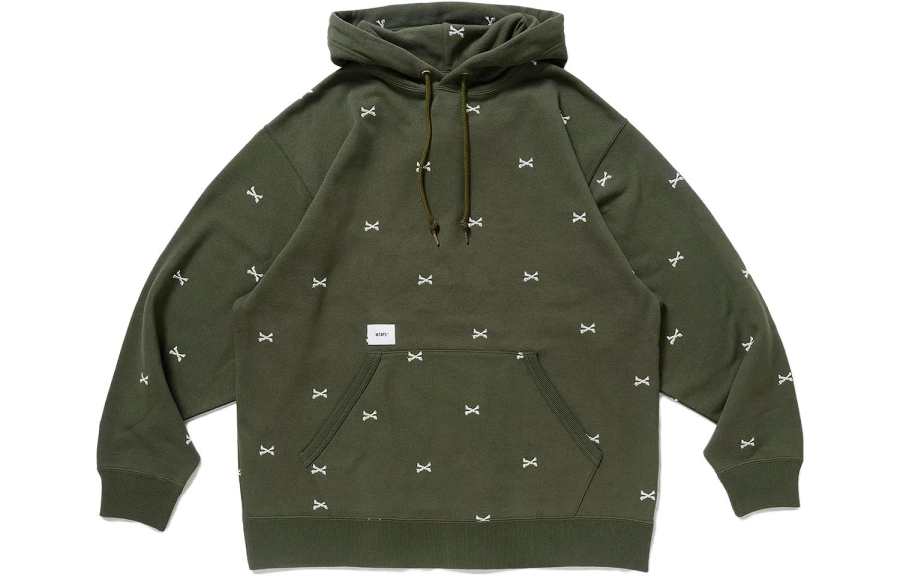 WTAPS WTAPS Sweatshirts Men's Green Hooded Moderate Other