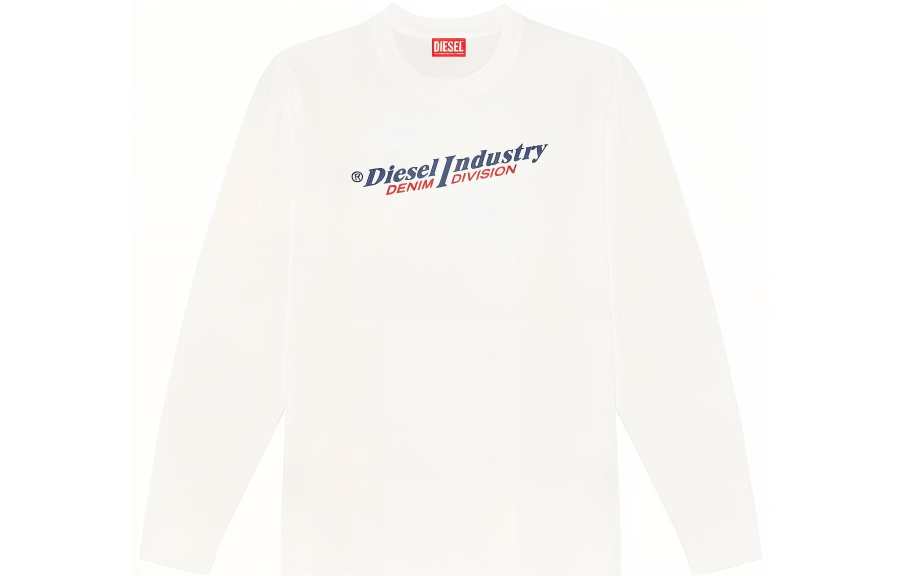 DIESEL Logo Detailed Crewneck Sweatshirt
