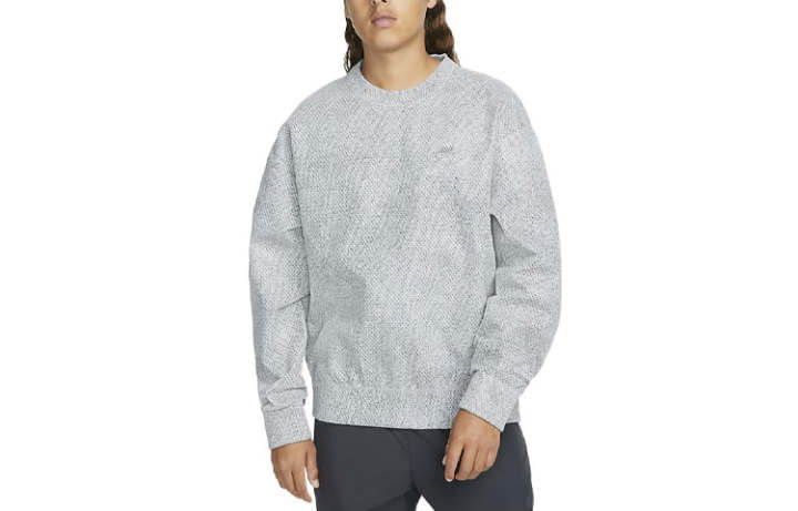 Nike Nike Sweatshirts Men's Gray Crew Neck Moderate Regular