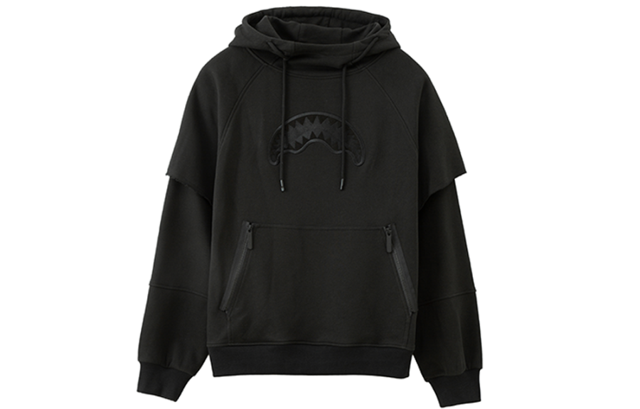 SPRAYGROUND Sweatshirts Unisex Hooded Moderate Mock Two Piece